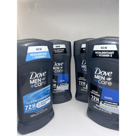 DOVE Men + Care Antiperspirant 72 Hr Protection, 3 Cool And 1 Clean Comfort. New - Picture 1 of 2